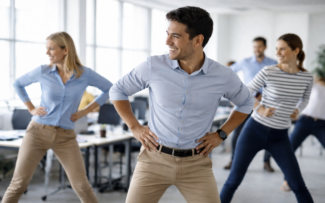 10 ejercicios de pausas activas laborales